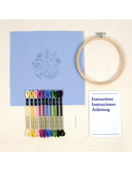 Embroidery kit - English garden