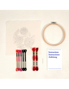 Embroidery kit - Dahlias 2