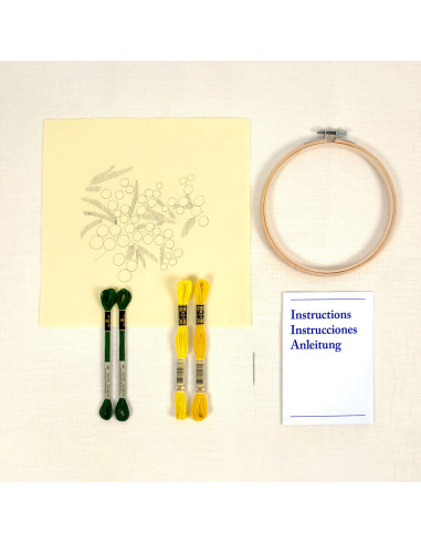 Embroidery kit - Mimosas