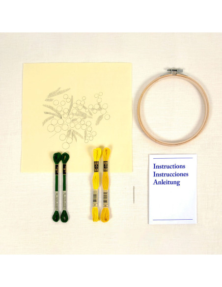 Embroidery kit - Mimosas