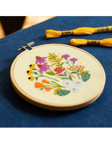 Embroidery kit - Mediterranean Garden