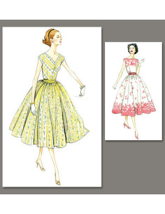 Vintage Dress Pattern 1957 - Vogue 8789