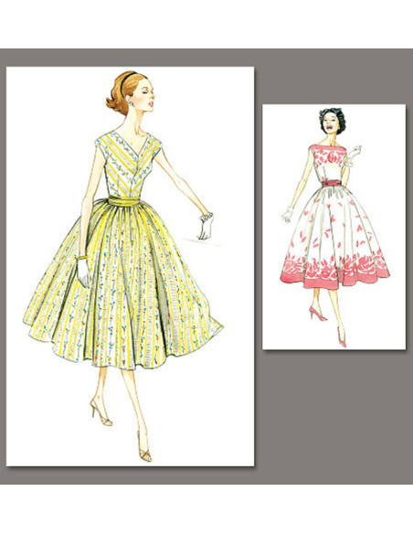 Vintage Dress Pattern 1957 - Vogue 8789
