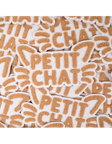Large iron-on patch - Little cat