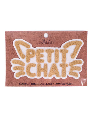 Large iron-on patch - Little cat