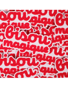 Large iron-on patch - Magic kiss 2