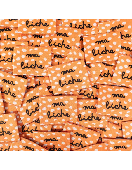 Set of 5 woven labels - My doe