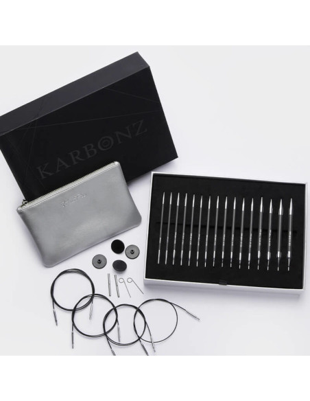 KnitPro Karbonz Circular Knitting Needle Set