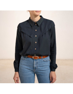 Glam Buttoned Blouse Pattern - Anna Rose Patterns