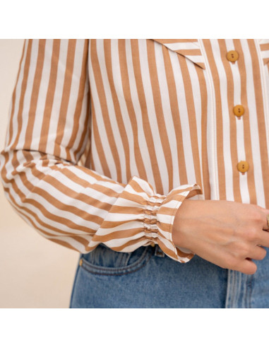 Glam Buttoned Blouse Pattern - Anna Rose Patterns
