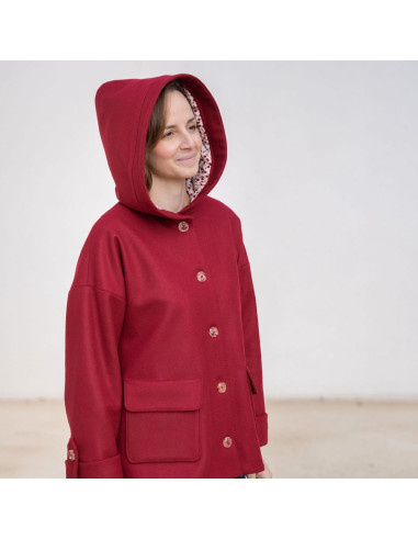 Eurydice Coat Pattern - Anna Rose Patterns