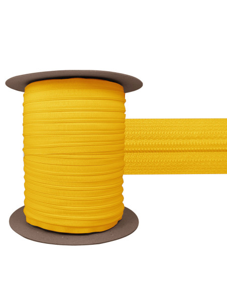 3 mm YKK nylon zipper - Yellow