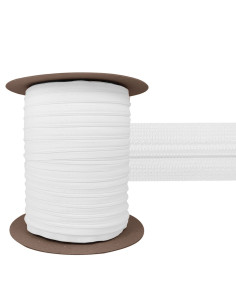 3 mm nylon zipper YKK - White