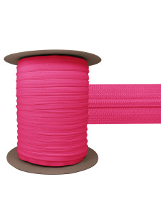 3 mm YKK nylon zipper - Fuchsia