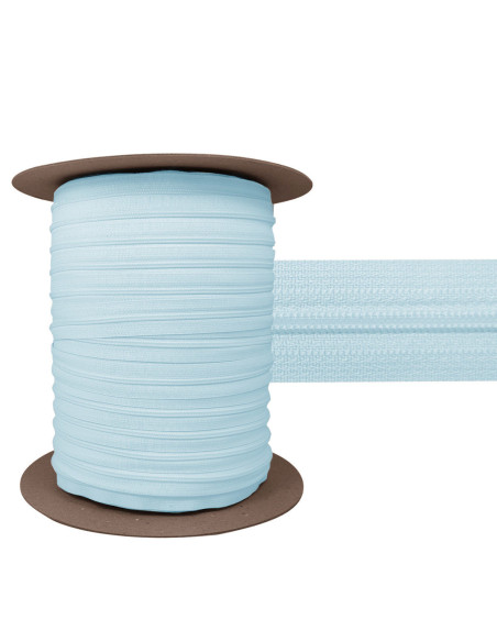 3 mm nylon zipper YKK - Baby blue