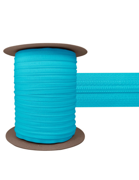 3 mm nylon zipper YKK - Lagoon blue