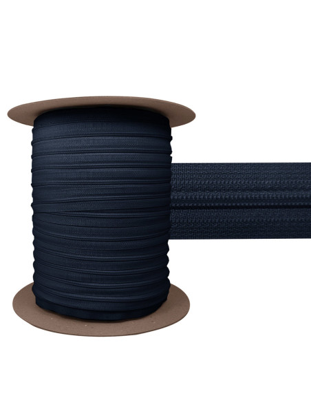 3 mm nylon YKK zipper - Navy blue