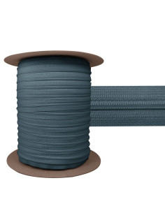 3 mm nylon zipper YKK - Dark gray
