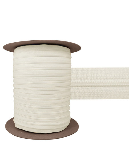 3 mm YKK nylon zipper - Ecru