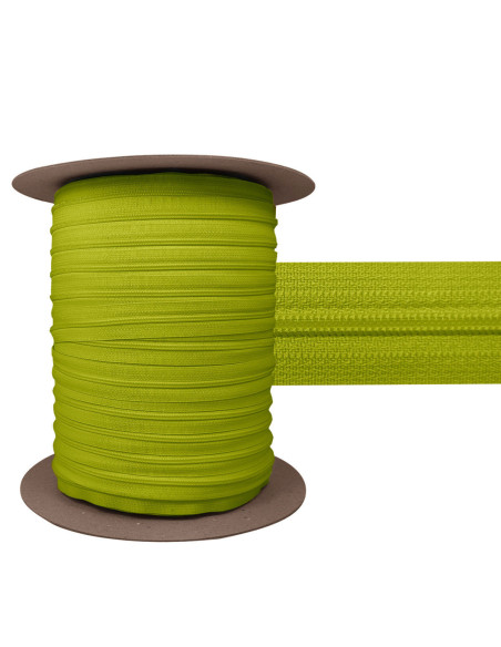 3 mm YKK nylon zipper - Apple green