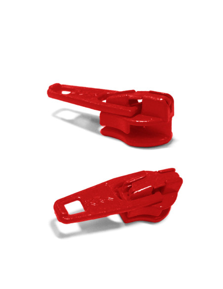 Slider for 3 mm nylon zipper YKK - Red