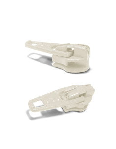 3 mm YKK nylon zipper slider - Ecru