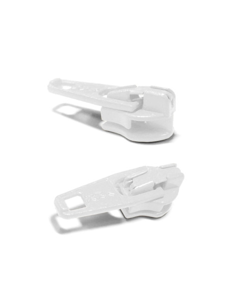 3 mm YKK Nylon Zipper Slider - White