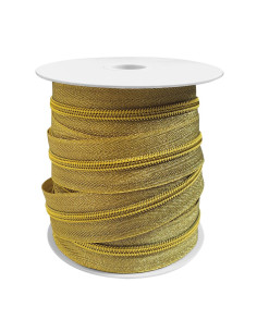 5 mm nylon zipper lurex - Gold