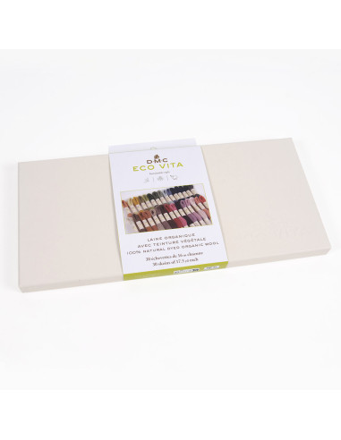Box of 30 skeins of Eco Vita 360 DMC organic wool thread