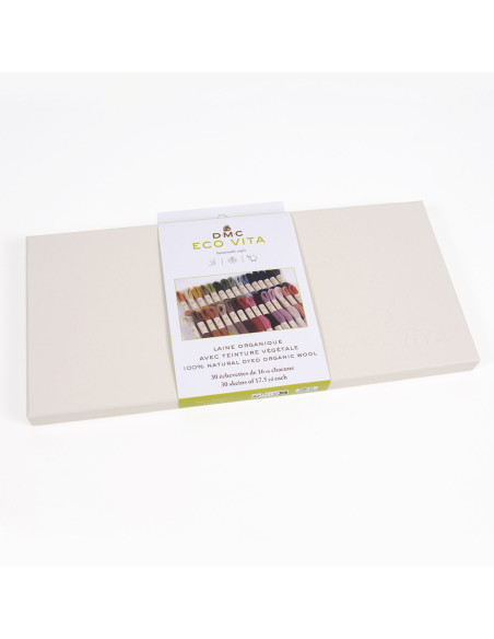 Box of 30 skeins of Eco Vita 360 DMC organic wool thread