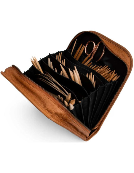 Muud Voss Knitting Needle Case - Whisky