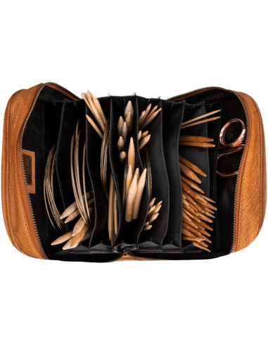 Muud Voss Knitting Needle Case - Whisky