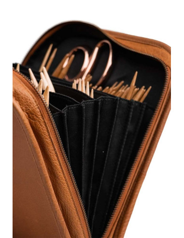 Muud Voss Knitting Needle Case - Whisky