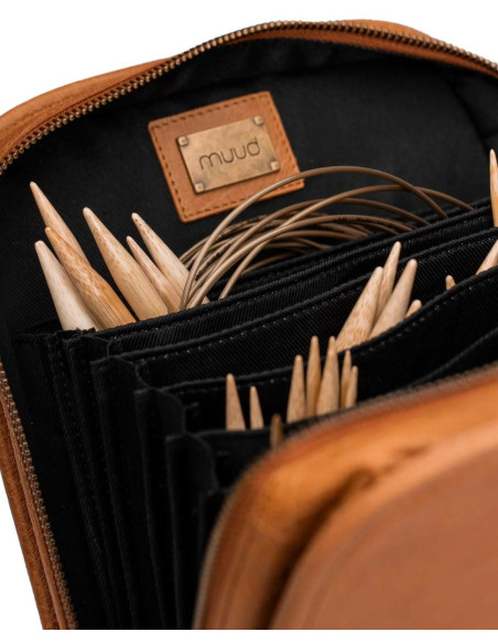 Muud Voss Knitting Needle Case - Whisky