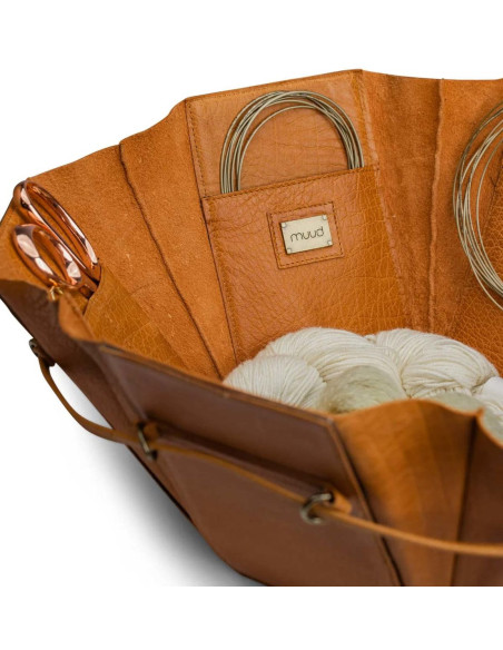 Large sewing and craft box Muud Evita XL - Whisky