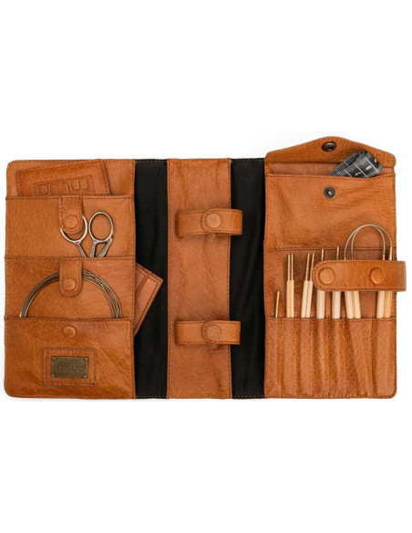 Muud Carita Knitting Needle Case - Whisky