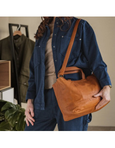 Muud Hiba Mini Shopper for Knitting and Crochet - Whisky