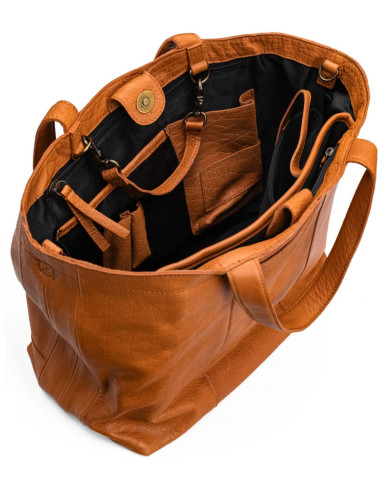 Muud Hiba Mini Shopper for Knitting and Crochet - Whisky