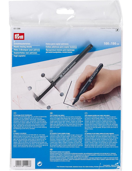 Reprokit plastic film for PRYM patterns