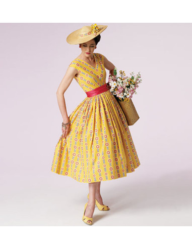 Vintage Dress Pattern 1957 - Vogue 8789