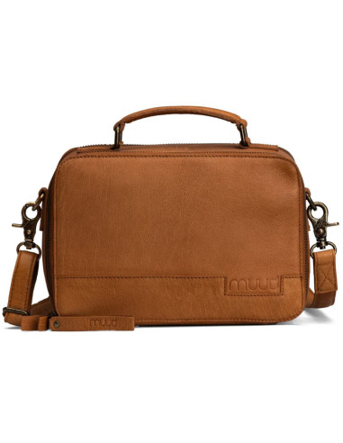 Muud Lilly Crossbody Knitting and Crochet Bag - Whisky