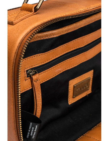 Muud Lilly Crossbody Knitting and Crochet Bag - Whisky