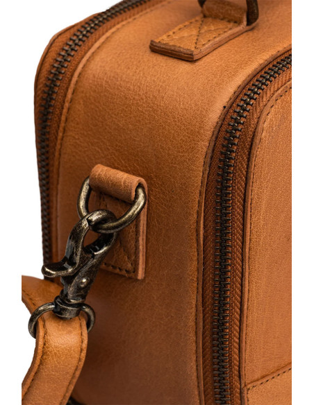 Muud Lilly Crossbody Knitting and Crochet Bag - Whisky