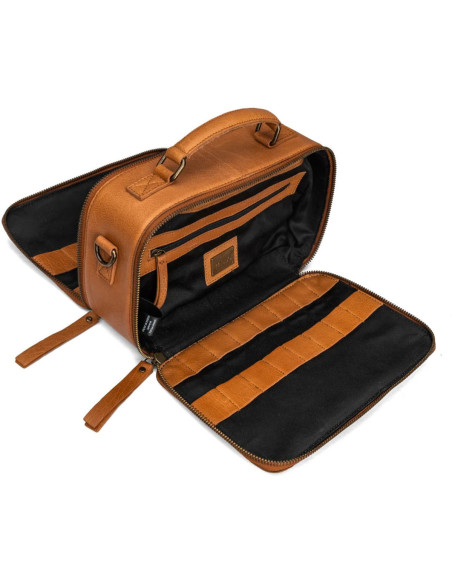 Muud Lilly Crossbody Knitting and Crochet Bag - Whisky