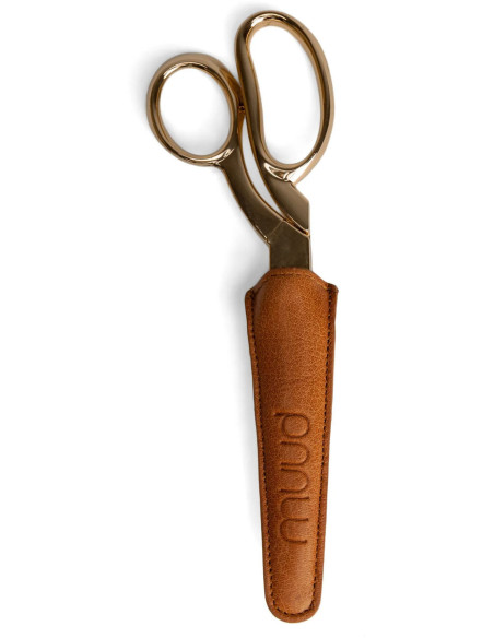 Muud Leather Protective Case for Sewing Scissors - Whisky