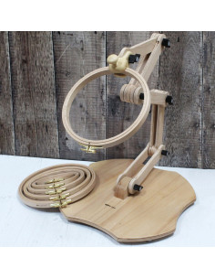 Adjustable stand for embroidery hoop 2