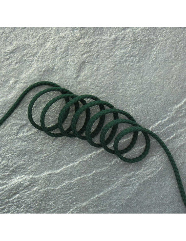 Flat cord anorak - Bottle green