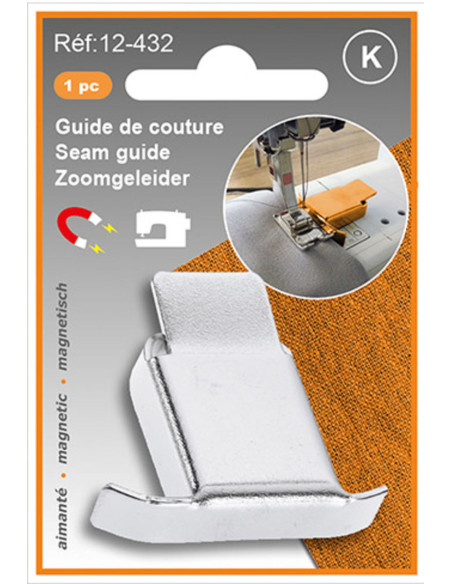 Magnetic sewing guide