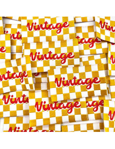 Set of 5 Vintage Sew-On Woven Labels