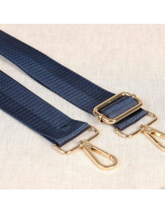 Bag strap with carabiners - Navy